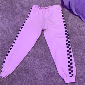 pink joggers